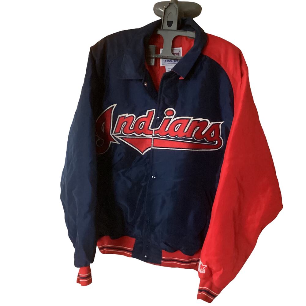 Diamond Collection Starter Vintage 90's Cleveland Indians Jacket Size L